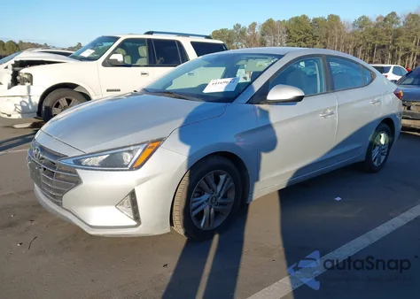 2019 Hyundai Elantra Sel from USA, damaged, VIN 5NPD84LF4KH408315